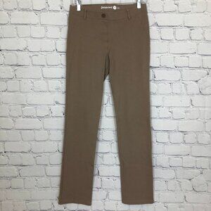 Betabrand Classic Dress Pant Yoga Pant Size S Light Brown Straight Leg